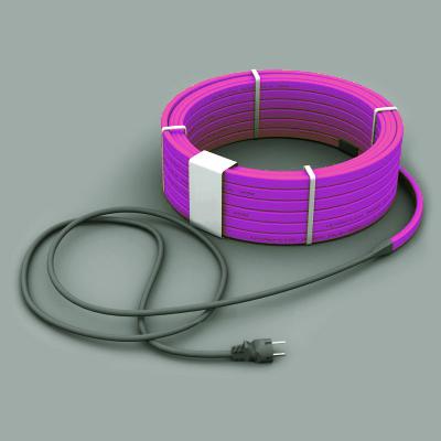 Изображение №1 - Греющий кабель для желобов и водостоков SRL 30-2 CR 30 Вт (1м) комплект