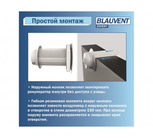 Рекуператор Blauvent EXPERT 160