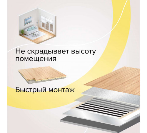 Теплый пол пленочный CALEO GOLD 230Вт/м2 1,0 м2