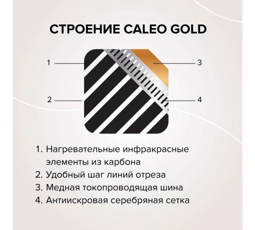 Теплый пол пленочный CALEO GOLD 230Вт/м2 1,0 м2