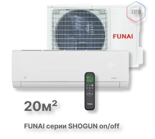 Классическая сплит-система серии SHOGUN 2025 RAC-SG20HP.D04 (комплект)