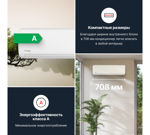 Настенная сплит-система Kentatsu Tiba KSGTI21HFAN1/KSRTI21HFAN1