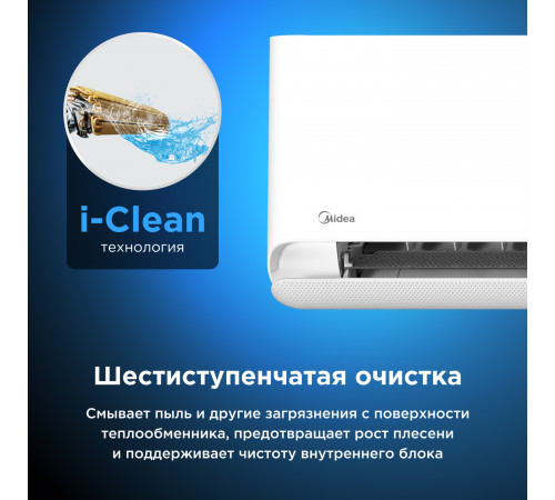 Настенная сплит-система Midea серии Breezeless E MSFE-09N8D6-I/MSFE-09N8D6-O