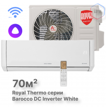 Сплит-система инверторного типа Royal Thermo Barocco DC RTBI-24HN8/white комплект
