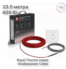 Кабель нагревательный Royal Thermo RTDC 2-17-400 с терморегулятором RTO-16