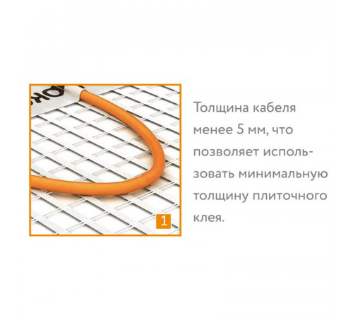 Нагревательный мат Теплолюкс TROPIX МНН 400 Вт/2,5 кв.м