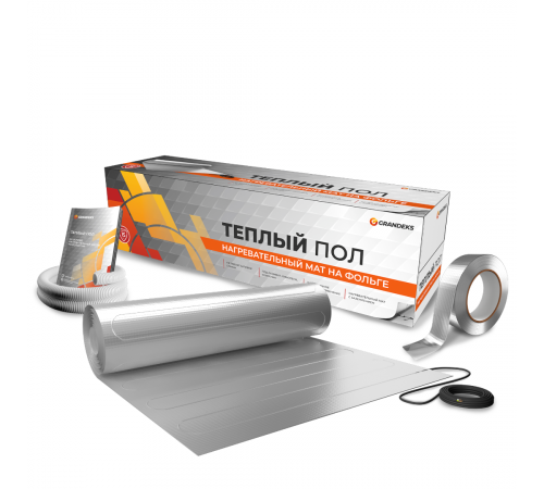 Ультратонкий фольгированный тёплый пол Grandex MF 600 Вт. 4,0 кв.м.