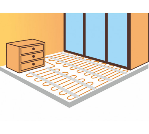 Нагревательный мат EASTEC ECM - 0,5 (0,5 кв.м.)