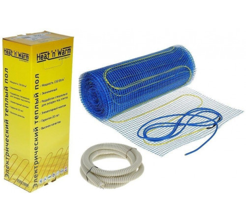 Теплый пол нагревательный мат Heat'n'Warm EcoNG150-090 (9,0 кв. м)