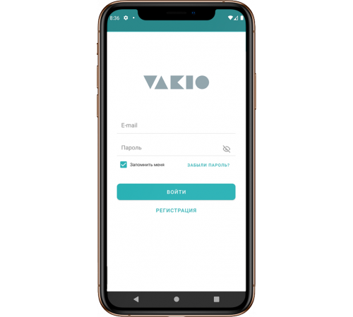 Компактная приточно вытяжная вентиляция VAKIO BASE SMART Серый космос (Space grey)