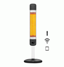 Карбоновый обогреватель Luxeva SMART 2500-FR Black