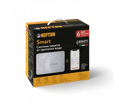 Система защиты от протечки воды Neptun Bugatti Smart 3/4 tuya