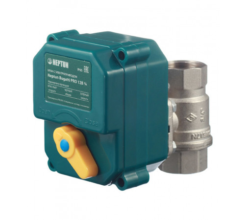 Кран шаровый с электроприводом Bugatti Pro 12В 1