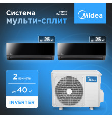 Мульти сплит система Midea M2OH-14HFN8-Q1/MMAG4-09N8D0-I/MMAG4-09N8D0-I