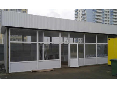 Обогреваем торговый павильон