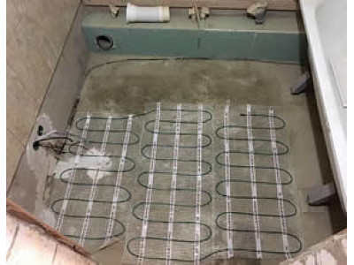 Нагревательные маты на лоджии и в ванной