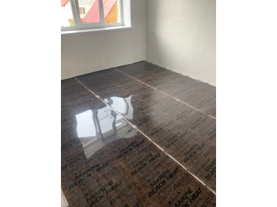 Электрический теплый пол как остовое отопление загородного дома (Новосибирск)