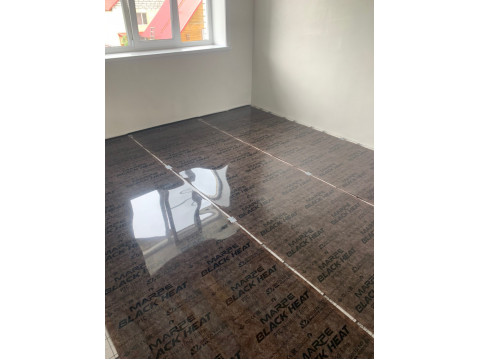 Электрический теплый пол как остовое отопление загородного дома (Новосибирск)