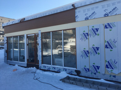 Электроотопление в павильоне Алтайские закрома