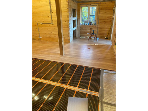 Инфракрасный теплый пол. Подключаем своими руками.