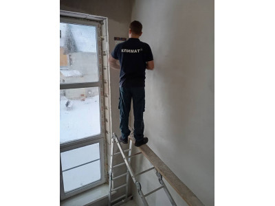 Установка системы вентиляции в двухэтажном доме в Тайгинском парке, Новосибирск