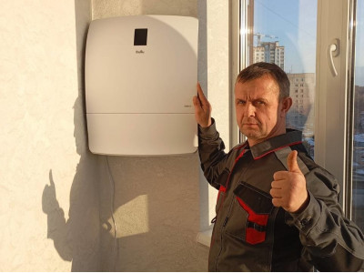 Монтаж приточных очистителей воздуха Ballu в квартире  | Буран Томске