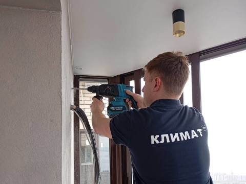 Завершили установку сплит-системы Coolberg CITY NEW 2025: довеска и пусконаладка после ремонта