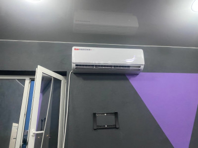 Монтаж кондиционера Energolux Basel 10 кВт в спортзале на ул. Чигорина, 51 силами бригад «Буран» в Новосибирске