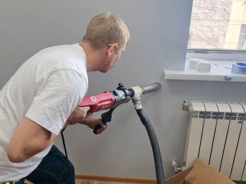 Монтаж кондиционера Daichi AIR 35 в офисе компании Вилма-Торг