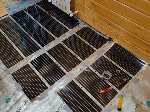 Теплый пол в доме Юрия из пригорода Томска: Как компания Буран сделала зиму уютной и теплой!