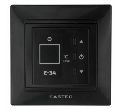 Терморегулятор EASTEC E-34 черный (Встраиваемый 3,5 кВт)
