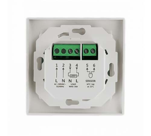 Терморегулятор EASTEC E-34 белый (Встраиваемый 3,5 кВт)