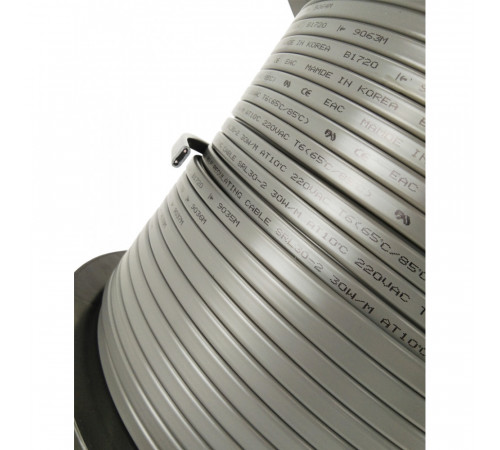 EASTEC SRL 16-2 M=16W (300м/рул.),греющий кабель без оплетки, пог.м.