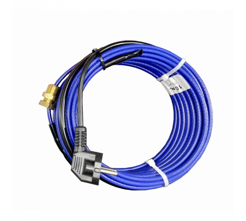 Греющий кабель для установки в трубу с сальниковым узлом - 2м