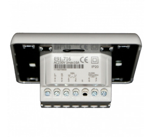 Терморегулятор E 91.716 (3.5 кВт) белый