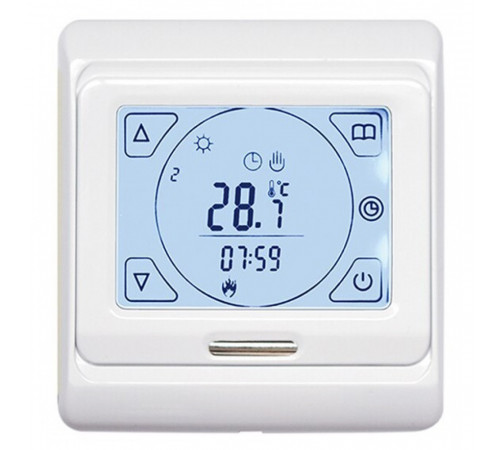 Терморегулятор E 91.716 (3.5 кВт) белый