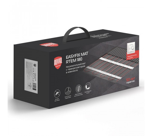 Комплект теплого пола Royal Thermo EasyFix Mat RTEM 2-180-5 с терморегулятором Basic