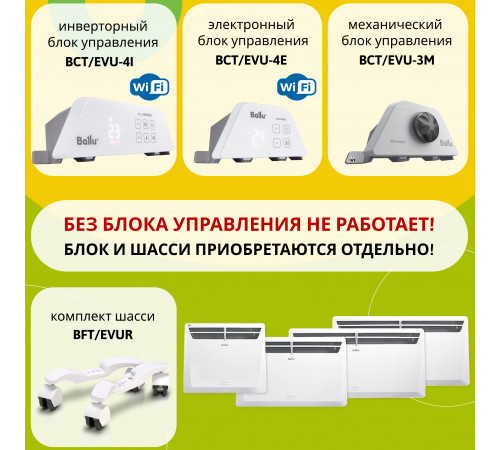 Модуль отопительный электрического конвектора Ballu Evolution Transformer BEC/EVU-2500