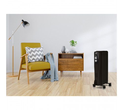 Масляный радиатор Ballu Classic black BOH/CL-09BRN 2000 (9 секций)