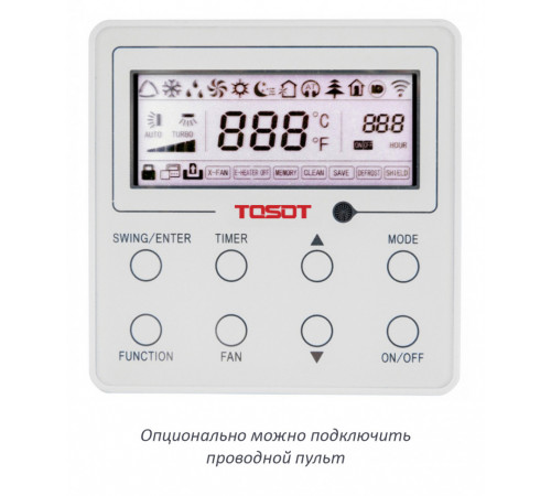 Кассетный инверторный кондиционер Tosot T18H-ILC/I/TF05P-LC/T18H-ILU/O