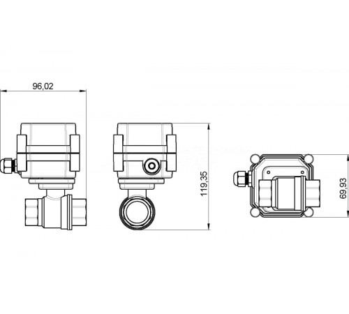 Комплект GIDROLOCK STANDARD WiFi BUGATTI 3/4 (арт. 32101022)