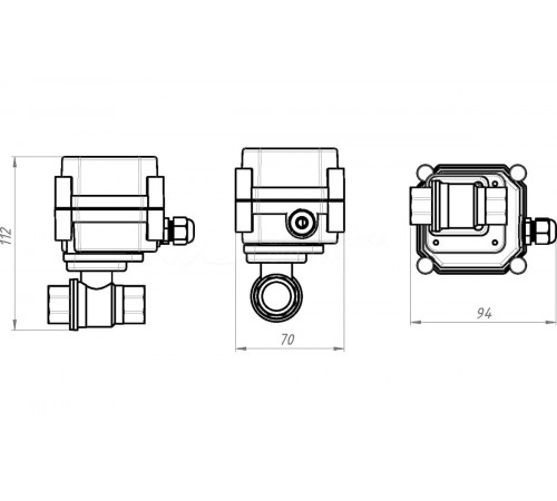 Комплект GIDROLOCK STANDARD WiFi BUGATTI 1/2 (арт. 32101021)