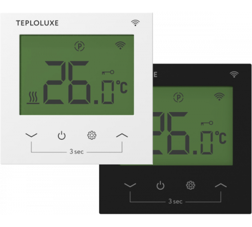 Терморегулятор электронный Теплолюкс Pontus WiFi черный
