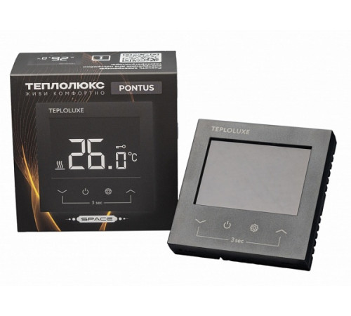 Терморегулятор электронный Теплолюкс Pontus Space черный