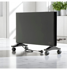 Инфракрасный обогреватель ИОН стандарт 0,7 700 Вт напольно-настенный (т) с терморегулятором /Черный