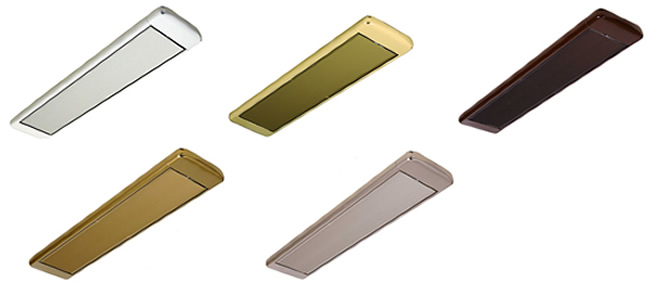 обогреватель потолочный алмак - цветовая гамма