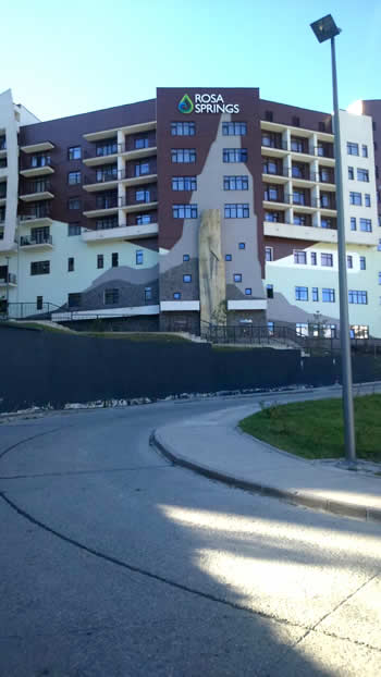 фасад Rosa Springs 4* Роза Хутор