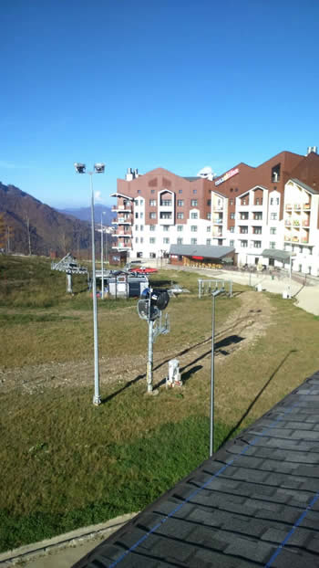 обогрев карниза греющим кабелем